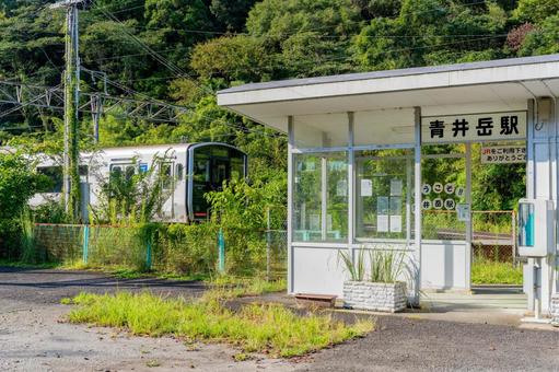 JR九州 日豊本線 青井岳駅 JR九州 日豊本線 青井岳駅 青井岳駅,日豊本線,駅の写真素材