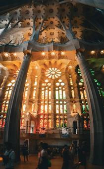 Photo, sagrada familia, spain, barcelona, 