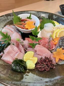 刺盛り 刺し身,鮮魚,海鮮の写真素材