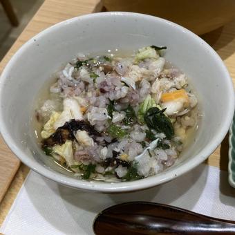 しらすさば丼で出汁茶漬け しらすさば丼で出汁茶漬け さば,しらす,雑穀米の写真素材
