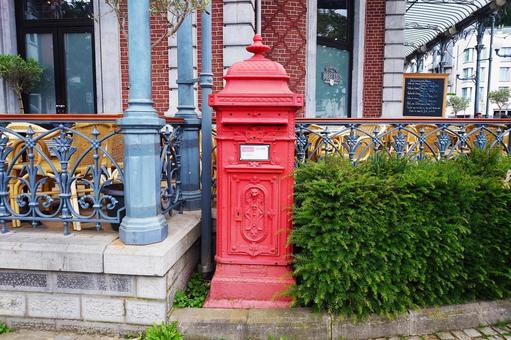 Belgian retro post box, JPG Belgian retro post box, JPG