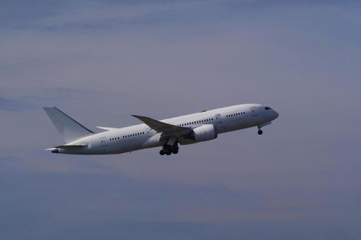 離陸する飛行機 飛行機,空,離陸の写真素材