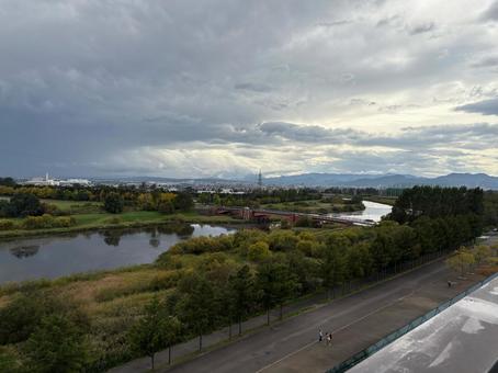 モエレ沼 モエレ沼 モエレ沼公園,モエレ沼,札幌の写真素材