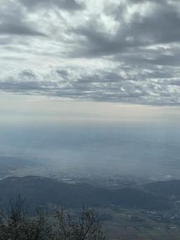 A view of the misty plains and cloudy mountains, xia, plain, cloud, JPG