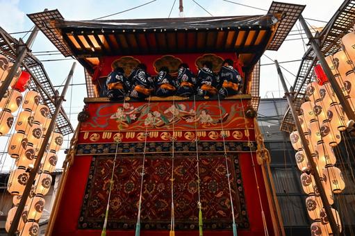 Photo, gion festival, after the sacrifice, minami kannon mountain, 