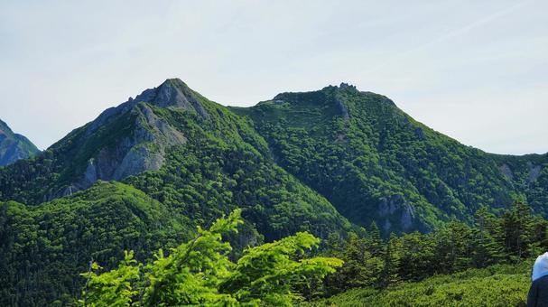 Photo, mountain, climbing, mt. amigasa, 