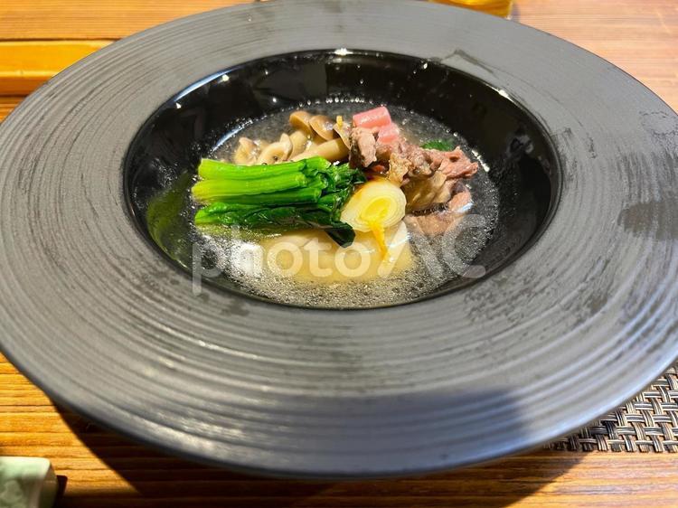 鴨の治部煮 鴨,肉,鴨肉の写真素材