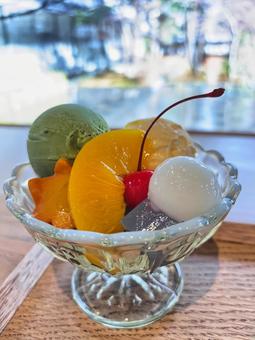 和風パフェ デザート,スイーツ,和風の写真素材