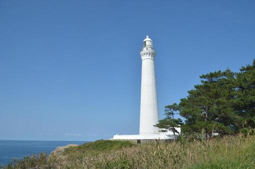 出雲日御碕灯台 出雲日御碕灯台,山陰,日御碕灯台の写真素材