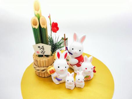 Year of the Rabbit New Year's card, JPG Year of the Rabbit New Year's card, JPG