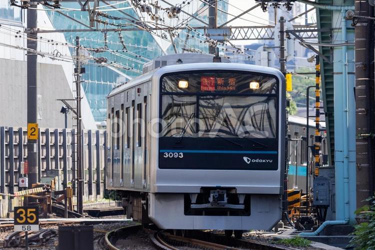 小田急3000形電車 小田急,電車,交通機関の写真素材