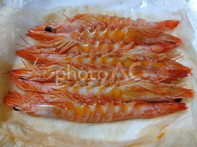海老の味噌漬け 海老の味噌漬け 海老の味噌漬け,クルマエビ,味噌漬けの写真素材