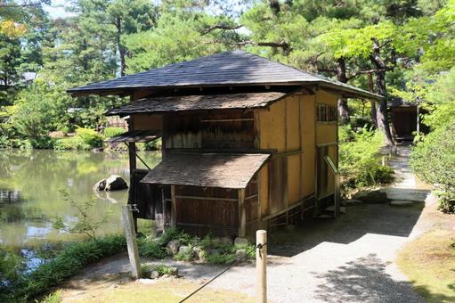 新潟県新発田市清水園、国指定名勝、夕佳亭 新潟県新発田市清水園、国指定名勝、夕佳亭 新潟県,新発田市,清水園の写真素材