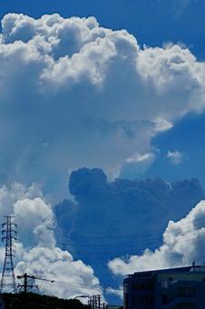 雲 雨雲 雲 雨雲の写真
