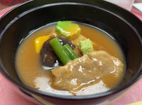 治部煮 治部煮 治部煮,加賀料理,懐石料理の写真素材