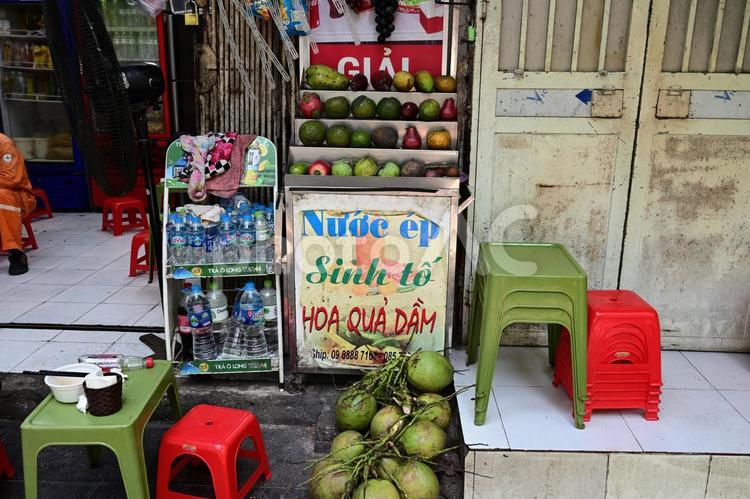 ハノイの街並み（朝） ベトナム,ハノイ,アジアの写真素材