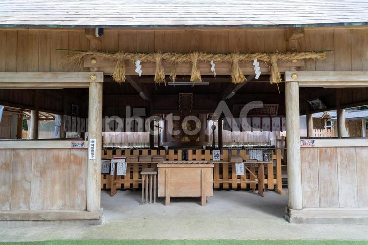 三重　佐那神社　本殿と拝殿 佐那神社,神社,佐那の写真素材