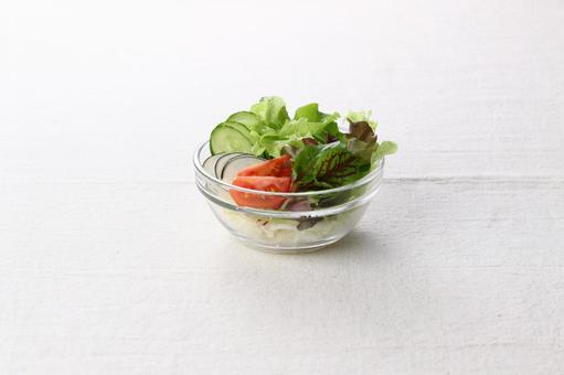 ガラスボウル_サラダ ガラスボウル_サラダ サラダ,野菜盛り,彩りの写真素材