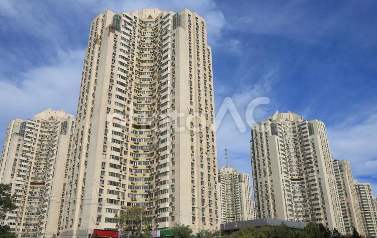 中国　北京市の高層マンション マンション,住宅,中国の写真素材