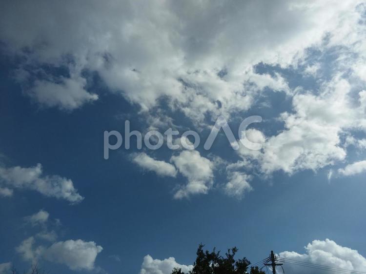空 テクスチャ,大空,白の写真素材