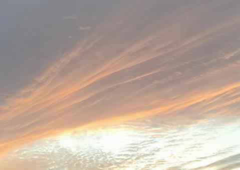 夕焼け空の写真