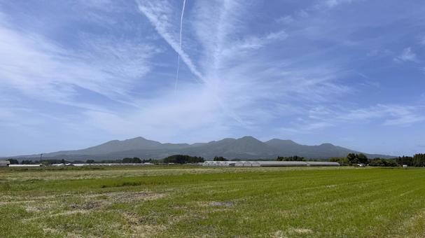 霧島連山(パノラマ) 霧島連山(パノラマ) 霧島,連山,山脈の写真素材