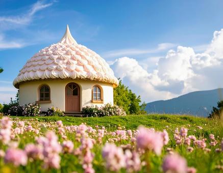 ホイップクリームの屋根の家 ホイップクリームの屋根の家の写真