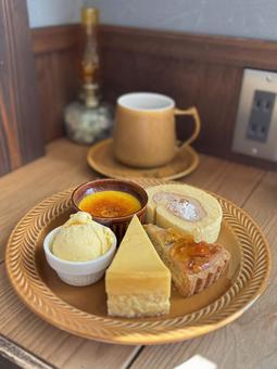 デザート盛り合わせ スイーツ,ケーキ,栗の写真素材