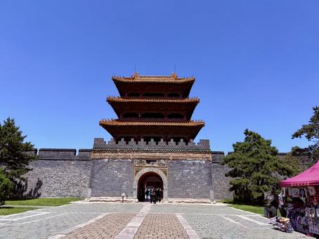 堂々たる昭陵の城楼 堂々たる昭陵の城楼の写真