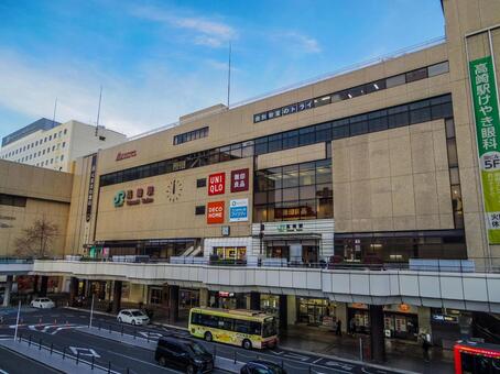 【群馬県】高崎駅西口 高崎駅,高崎駅西口,高崎市の写真素材