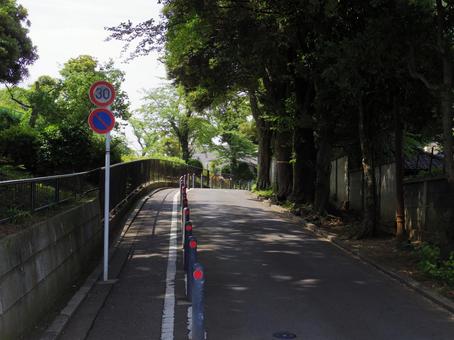野毛の上り坂 坂道,坂,上り坂の写真素材