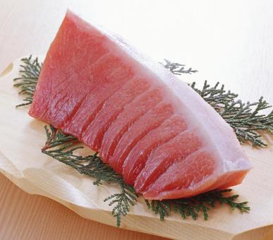 マグロ刺身用ブロック 大トロ マグロ刺身用ブロック 大トロの写真