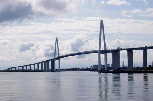 橋 橋,海,景色の写真素材