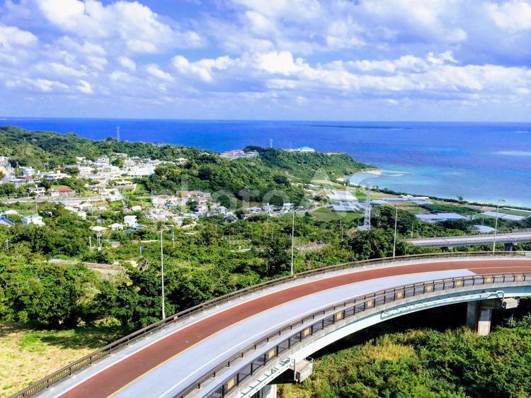 ニライカナイ橋　沖縄県　南城市 沖縄,沖縄県,南城市の写真素材