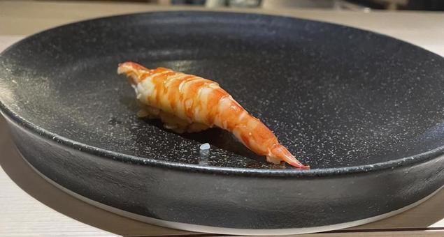 Photo, shrimp sushi, luxury sushi, prawn prawn, 