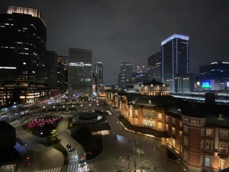 Tokyo Station at night, JPG Tokyo Station at night, JPG