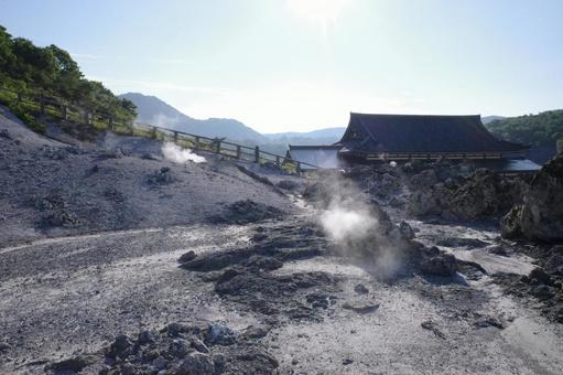 恐山 恐山 恐山,山,青森の写真素材