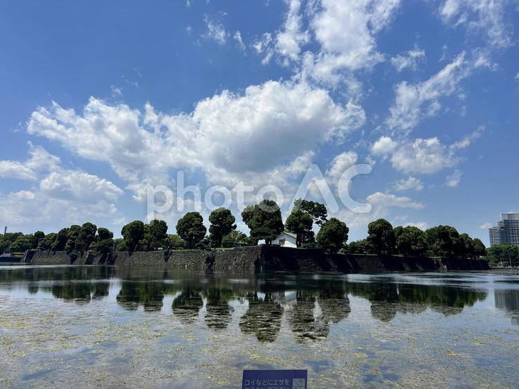 皇居のお堀 皇居,皇居外苑,江戸城の写真素材