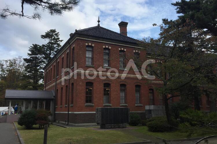 石川四高記念文化交流館 レトロ,展示,建物の写真素材
