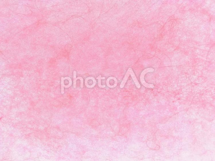 和紙　もこもこしたピンクのグラデーション 和紙,背景,紙の写真素材