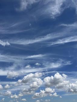 青空と雲c 青空と雲cの写真