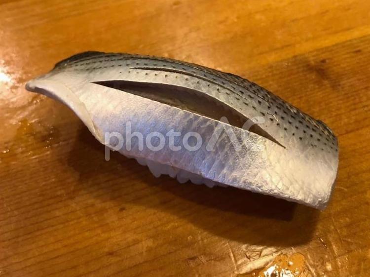 小肌の握り寿司 魚,魚介類,フードの写真素材