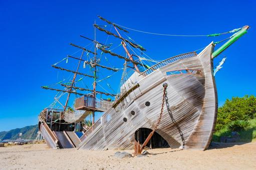 静岡県　広野海岸公園の風景 静岡,静岡県,静岡市の写真素材