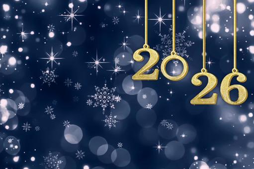 2026年・新年の背景素材 2026年,新年,年賀状の写真素材