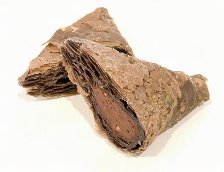 チョコレートパイ チョコレートパイ,チョコパイ,パイの写真素材