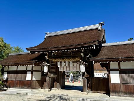 伊弉諾神宮 淡路島,兵庫県,家族旅行の写真素材