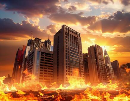 地球温暖化イメージ 地球温暖化イメージの写真