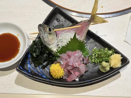 イワシの活き造り イワシの活き造りの写真