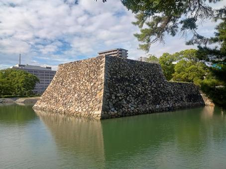 高知城の石垣 高知城の石垣 高知城,石垣,城の写真素材