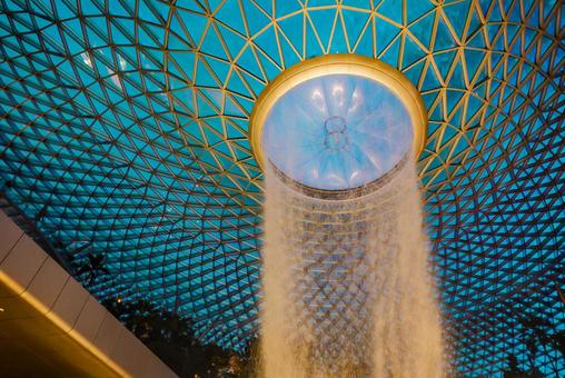【シンガポール】ジュエル チャンギ空港 シンガポール,ジュエル,チャンギの写真素材